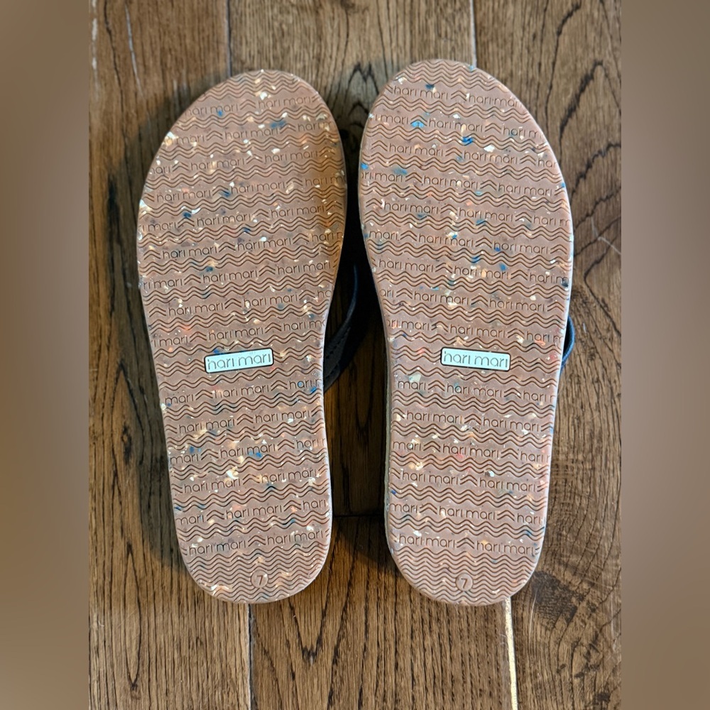 Hari Mari Women’s Sonoros Eco-Friendly Flip Flops Sandals with Cork Soles. Sz: 7 - Picture 4 of 6